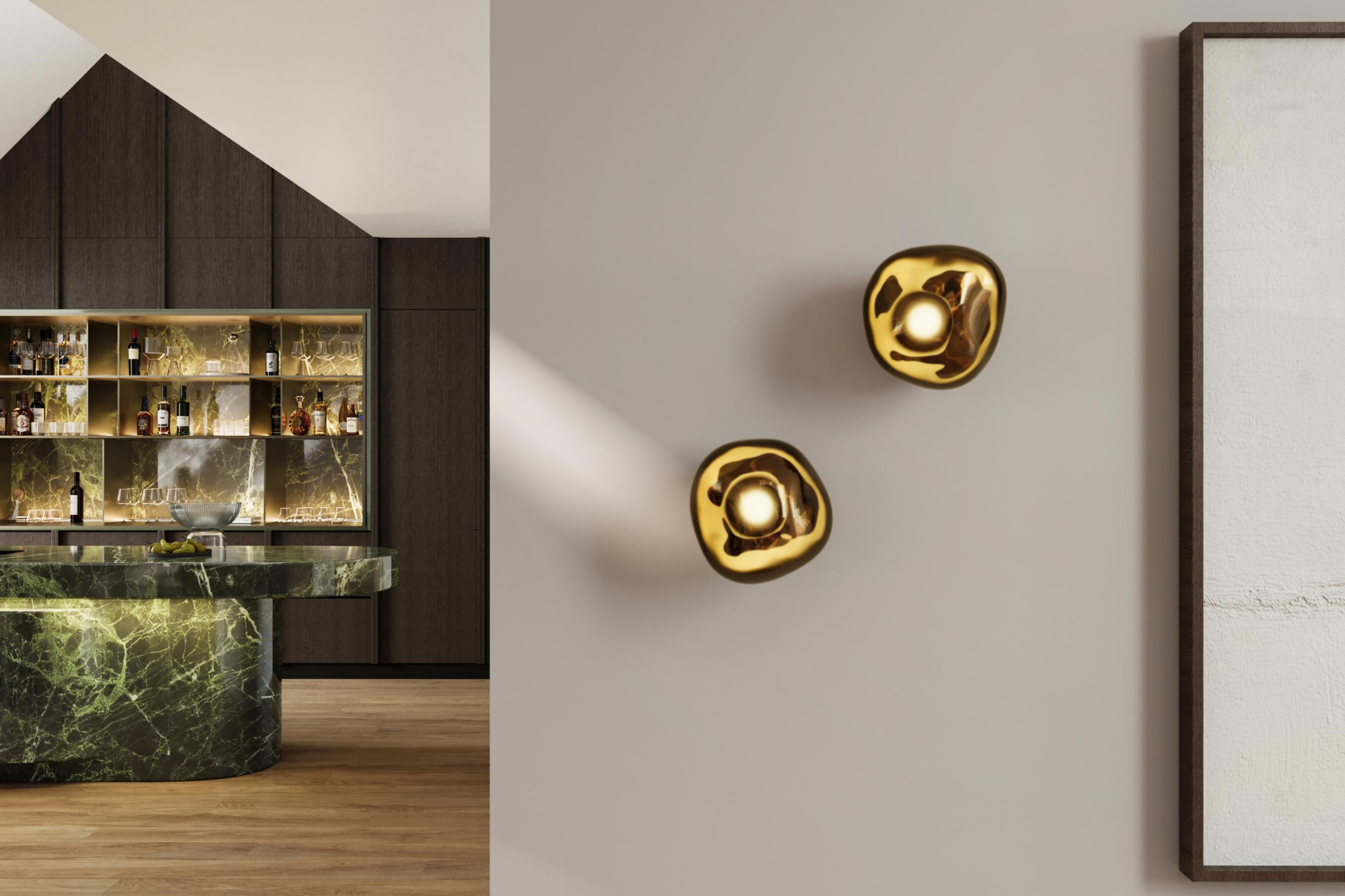 Detail vom eindrucksvollen Esszimmer im Penthouse von Siegfried 8.