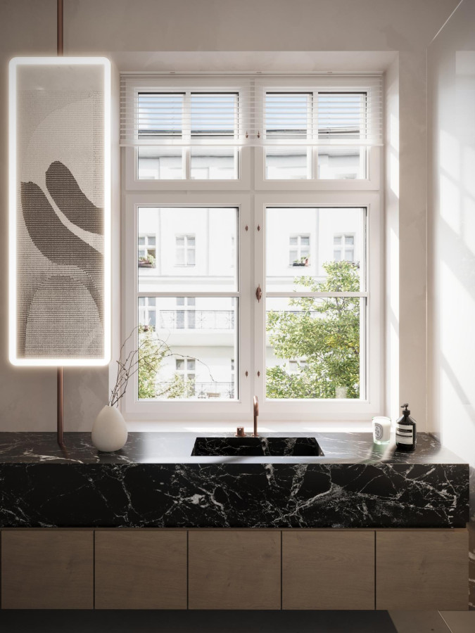 Detail vom Badezimmer mit außergewöhnlichem Interiordesign von Siegfried 8